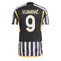 Camiseta Juventus Dusan Vlahovic #9 Primera Equipación 2023-24 manga corta